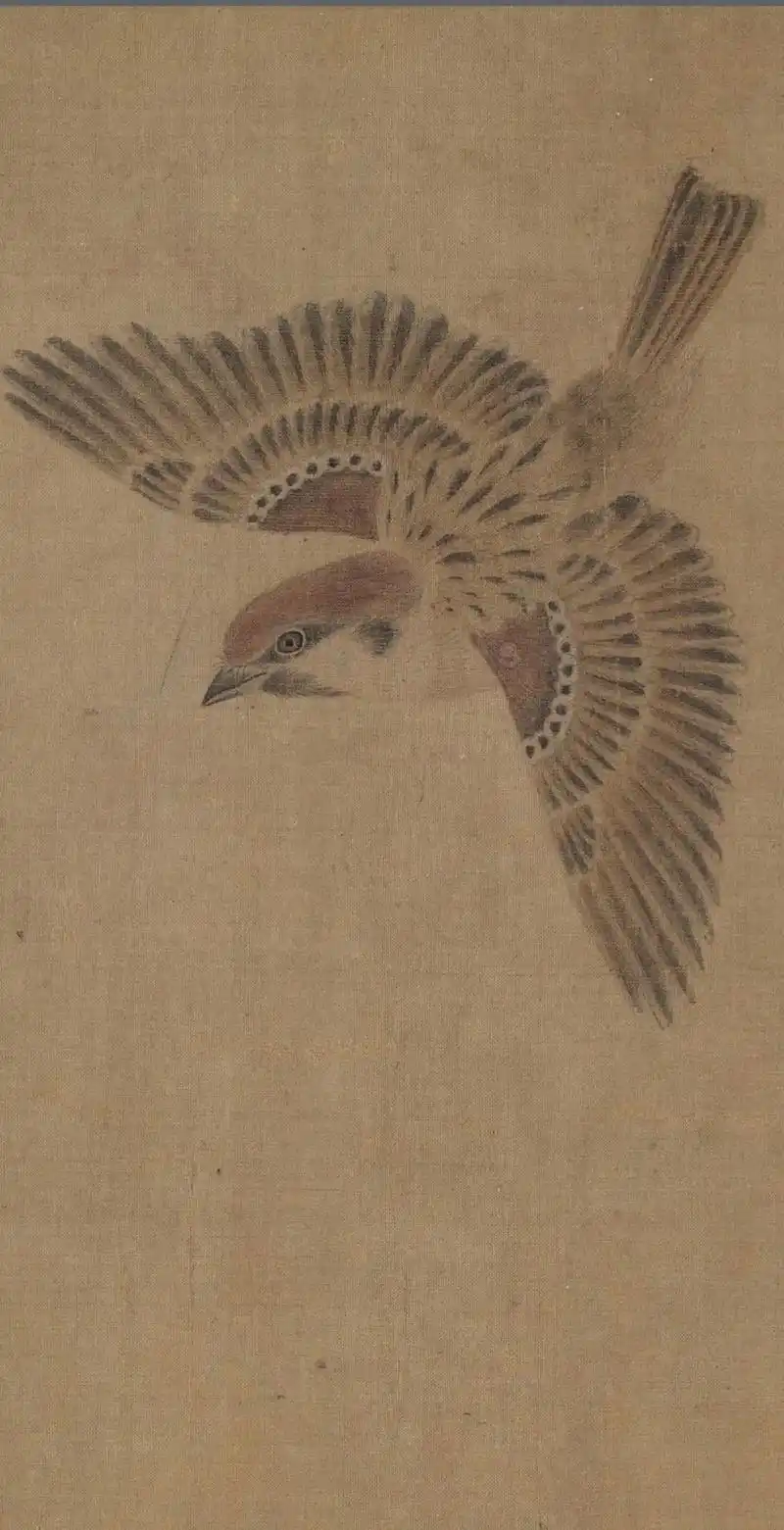 北宋崔白寒雀图