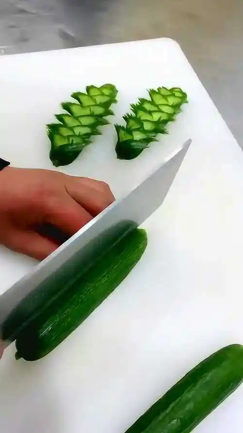 黄瓜的花式切法