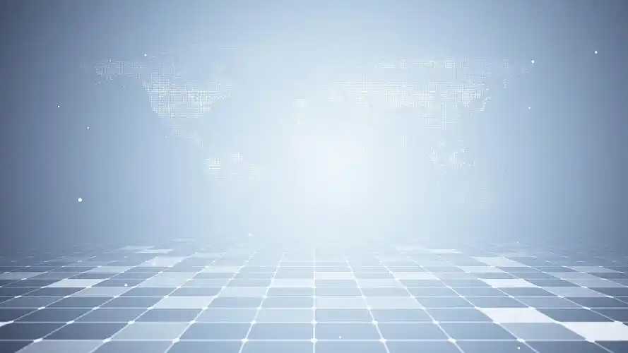 4k浅蓝色科技空间感背景视频白色蓝科技背景