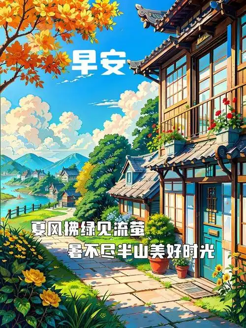 2023625周日早上好早安问候祝福图片