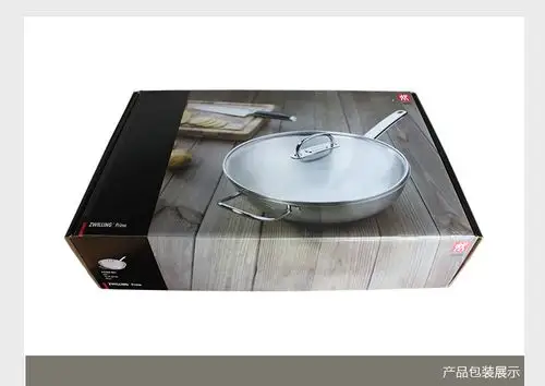 双立人(zwilling)prime30cm中式炒锅不锈钢锅具64060-831-922