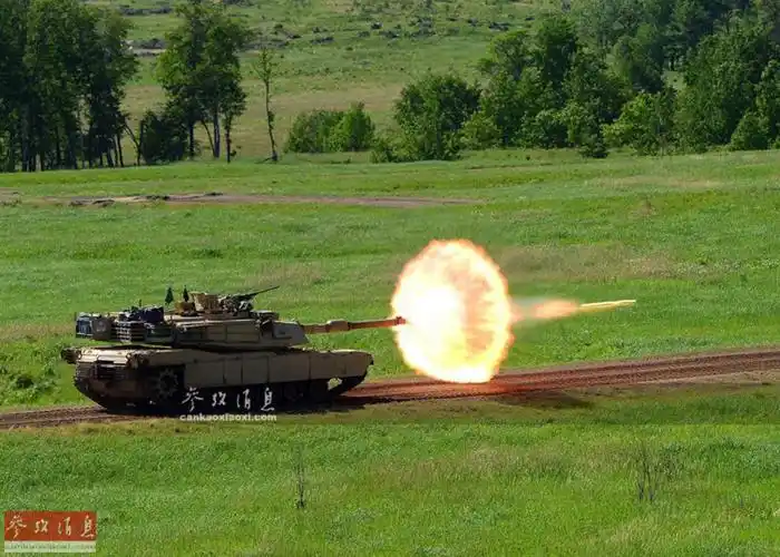 中国与各国主战坦克主炮射击瞬间猛图颇具视觉冲击力5
