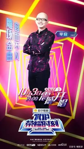 平安登央视《top荣耀时刻》打榜《归来》