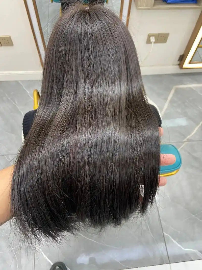 干燥发质的救星发色冷棕色