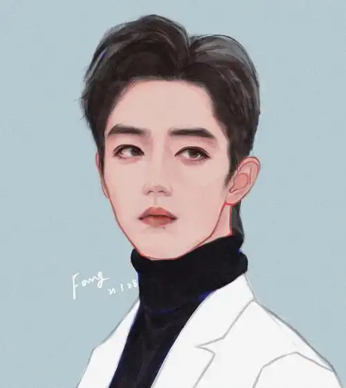 procreate绘画  #画画的日常  #头像分享  #肖战