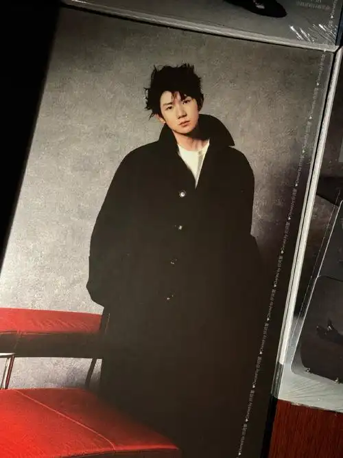 中文版四月刊的实体杂志95除了封面外,还有10页王源的内页大片,王源