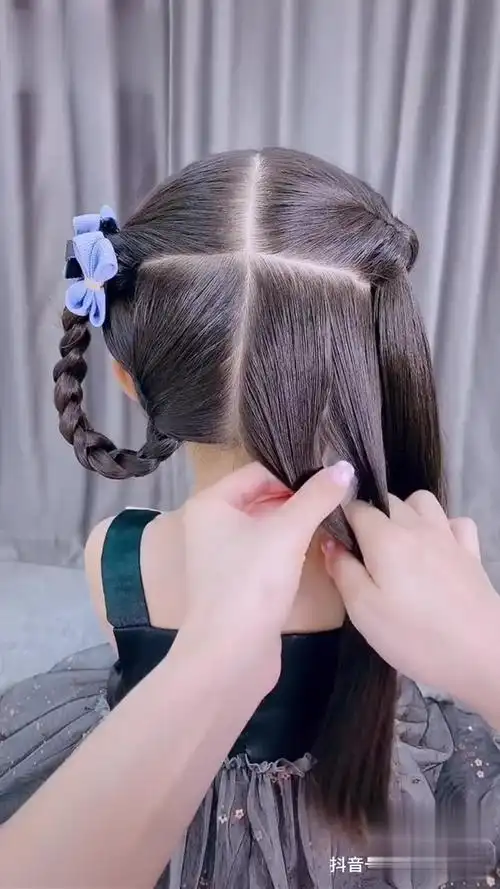 天气炎热～清凉可爱小公主发型安排起来呀儿童编发 夏日清凉发型 热门