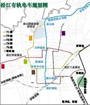 松江有轨电车规划图