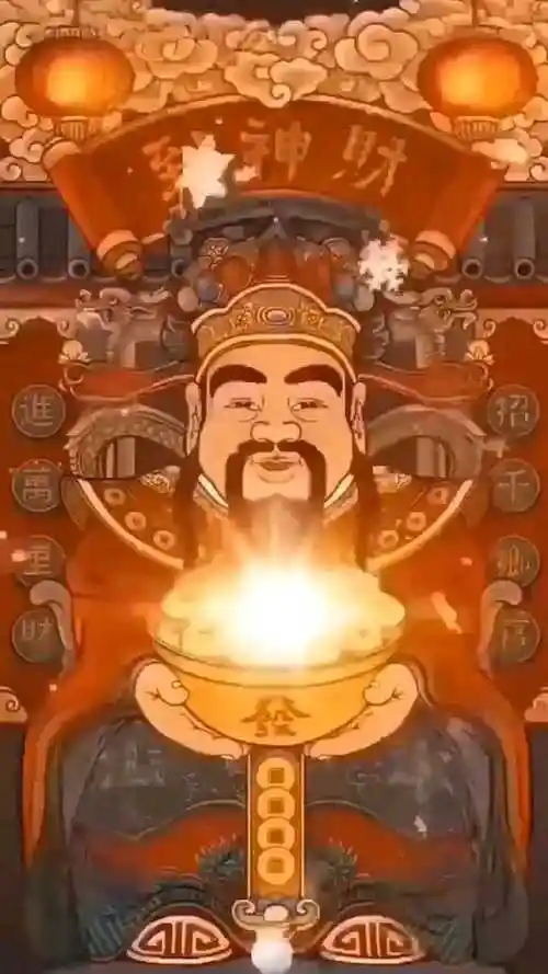 今天初五接财神了,祝大家牛年发大财,祝肖战哥哥牛年发大财.