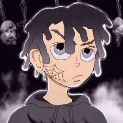 欧美动漫风rap头像