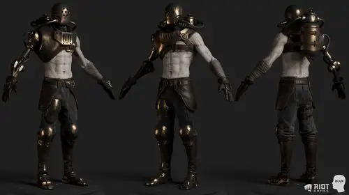 《英雄联盟》宣传cg角色3d建模公开 盖伦英武女警美艳_3dm网游