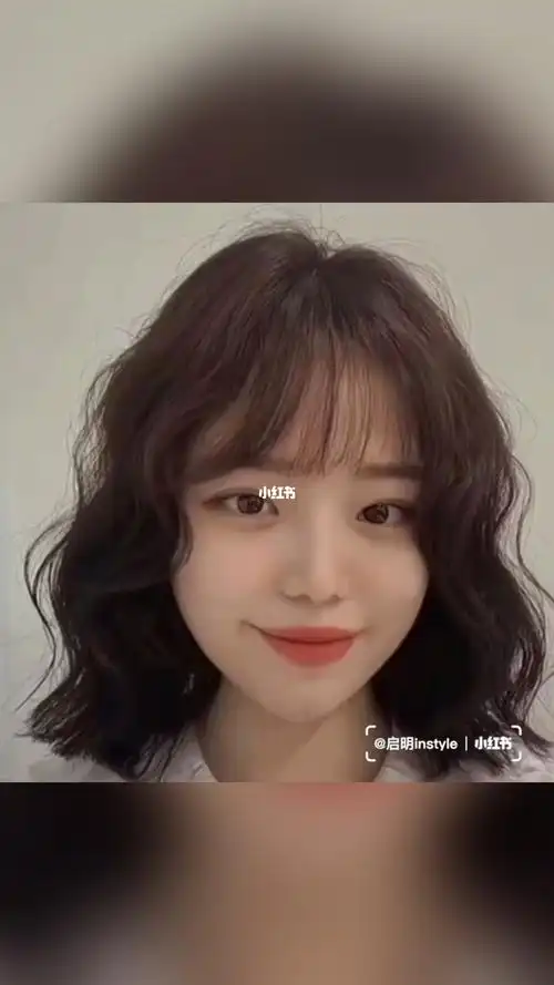 短发蛋蛋卷气垫烫发既时髦又吸睛