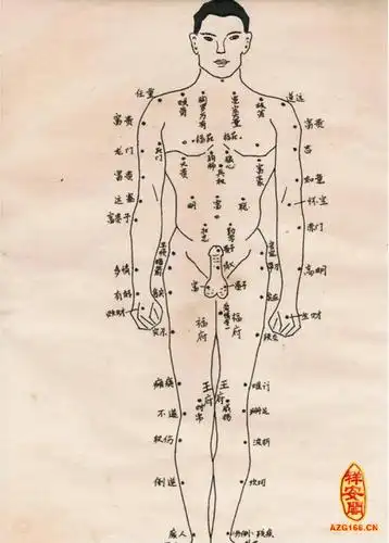 身上痣相图解大全