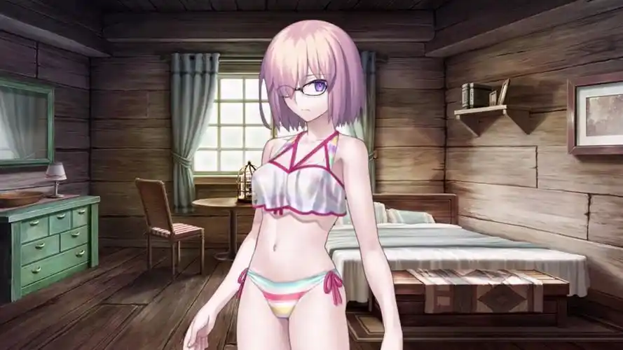 fgo玛修泳装灵衣20灵衣开放战斗语音动作模组