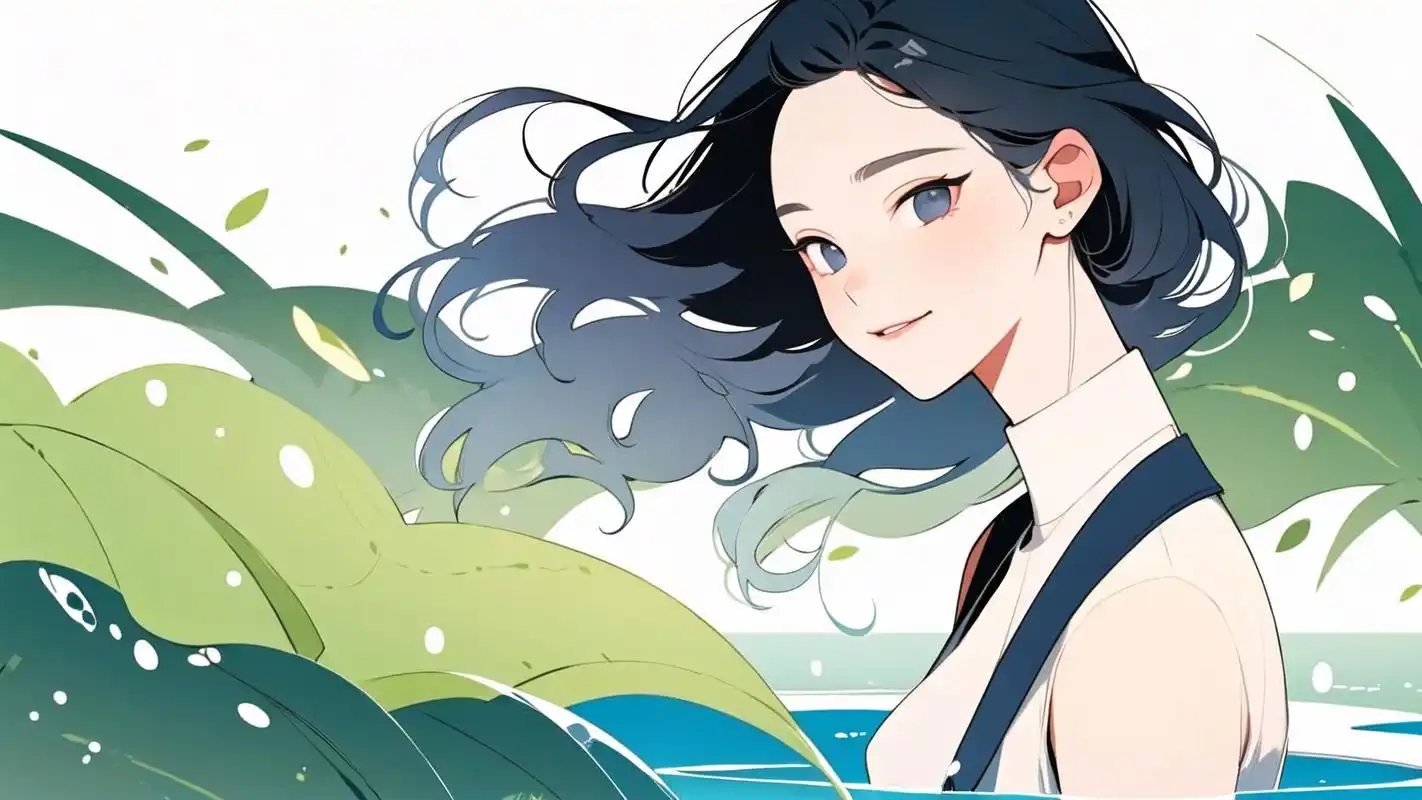 天蓝色湖泊壁纸97清新治愈系