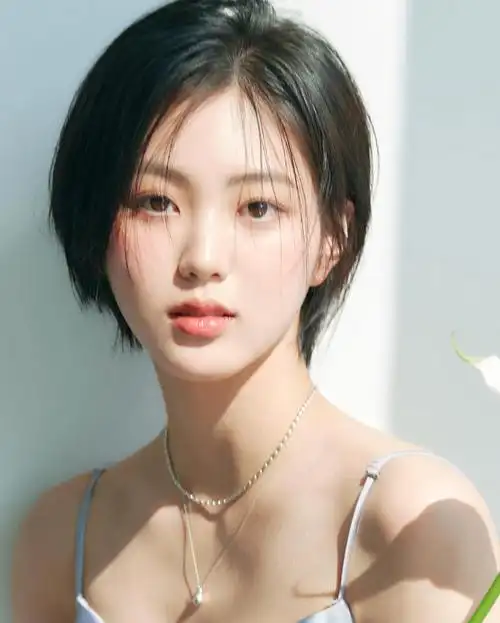 夏日碎短发好打理又清爽主要是显脸小