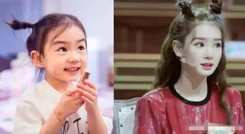 什么叫基因强大看了戚薇和lucky童年照对比简直分不清这事如何看待