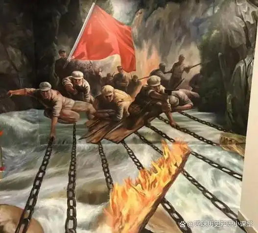 红军万里长征飞夺泸定桥