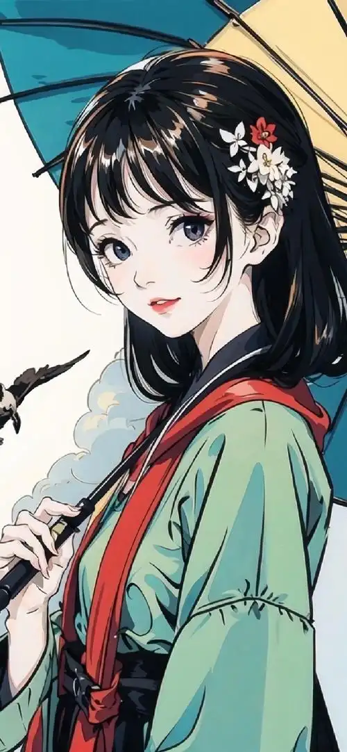 "古典女生"手机高清壁纸·原图上传,记得查看原图再保存.