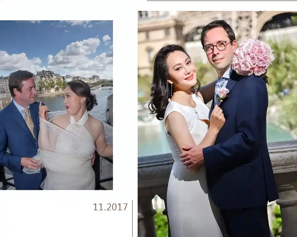 她和一位叫史蒂芬的比利时富豪走到了一起.