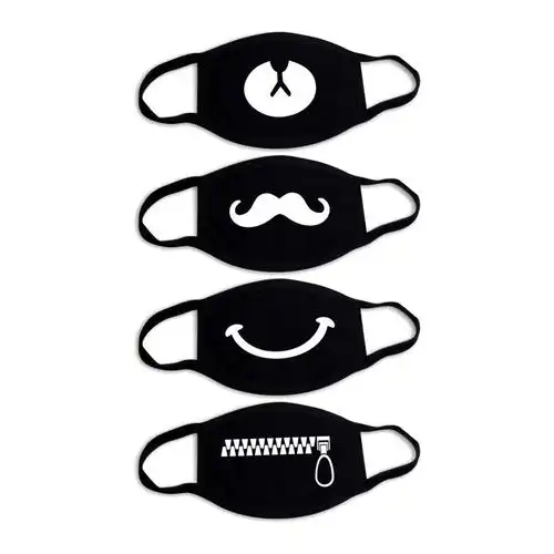 个性动漫游戏周边尸兄小胖口罩男女潮款秋冬季黑色口罩