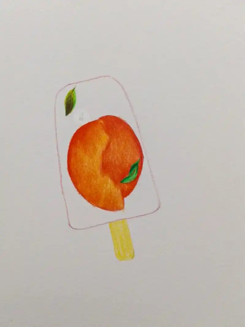 【彩铅】自制冰棒又健康又好吃97 #彩铅教程#0202#彩铅手绘