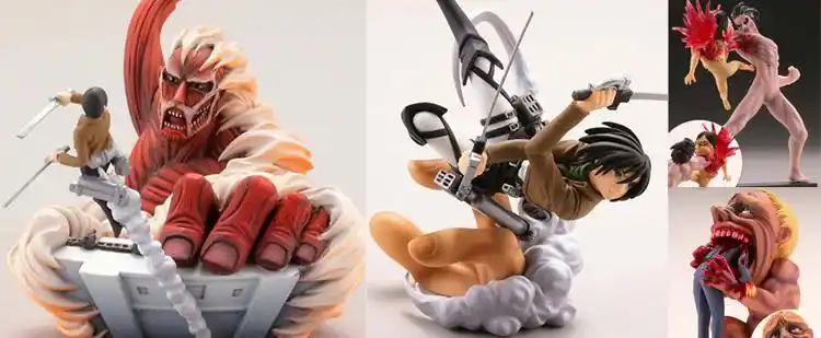 进击的巨人手办利威尔艾伦模型三笠铠拉拉戴巴摆件阿尔敏萨莎韩吉6款