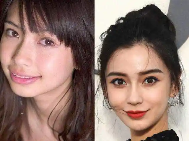 杨颖面容前后判若两人,用"人脸对比"软件比较一下,看结果如何_腾讯