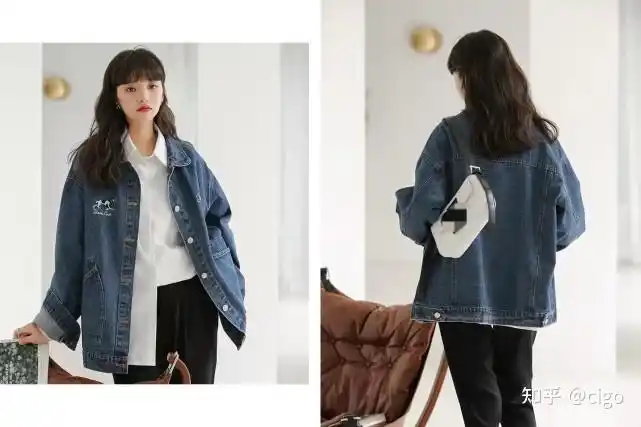 牛仔上衣怎么搭配呢,五套日常穿搭,每天上班通勤不重样