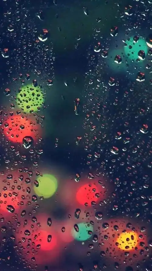 抖音雨滴背景图手机高清壁纸