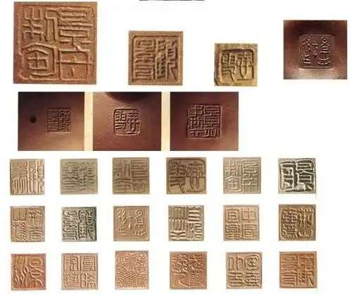 顾景舟印章因为自己喜欢篆刻,所以窃以为紫砂壶的真伪之鉴,印款是非常