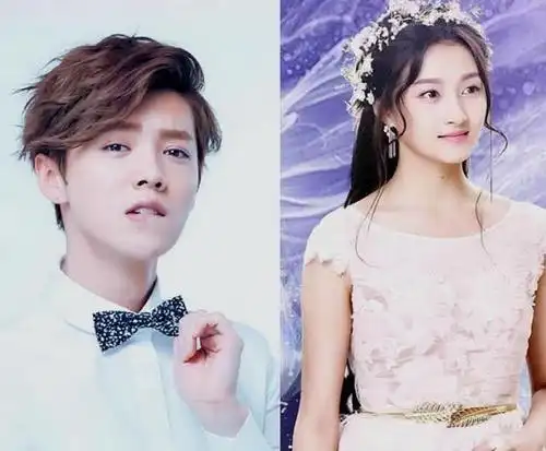 关晓彤银色发型登杂志封面撞脸鹿晗同款情侣色夫妻相十足