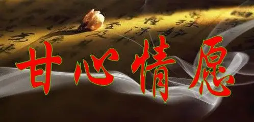 一首温馨老歌--甘心情愿