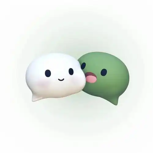 微信可爱logo粉色-微信可爱图标分享-靠谱学习网