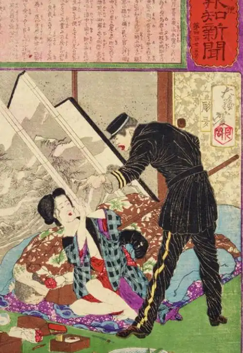 抑郁而死,日本最后的浮世绘师,绘尽世间惨象与怪奇.