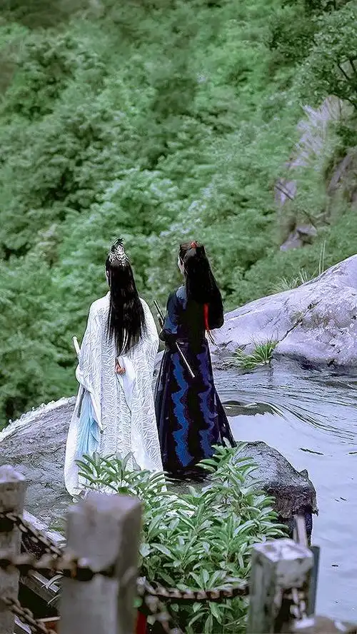 陈情令肖战王一博背影大合集每一幅都是名场面我不淡定了