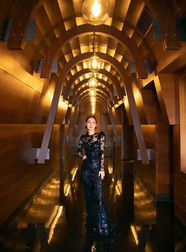 马伊琍穿蕾丝透视裙身材曼妙 上围饱满翘臀超吸睛