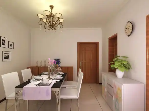 现代简约餐厅效果图