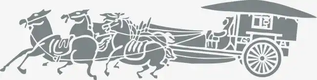 中国古代战车简笔画