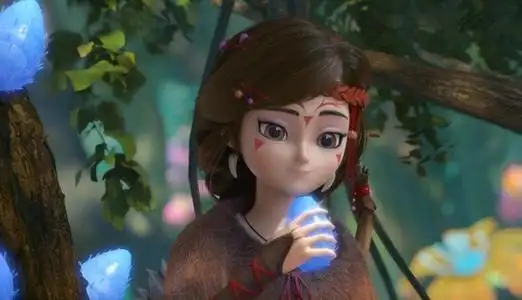 熊出没之奇幻空间中的纳雅简笔画