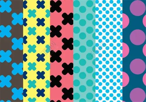 可爱的圆点和胶布贴背景ps图案矢量图免费下载_pat格式_编号26055782