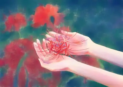 赶脚比之前画起来速度快点诶() 顺便地狱少女的bgm跟彼岸花就很搭的