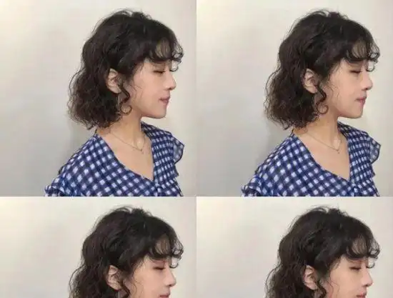 烫刘海现在很时尚不仅修饰脸型还有很好的视觉效果