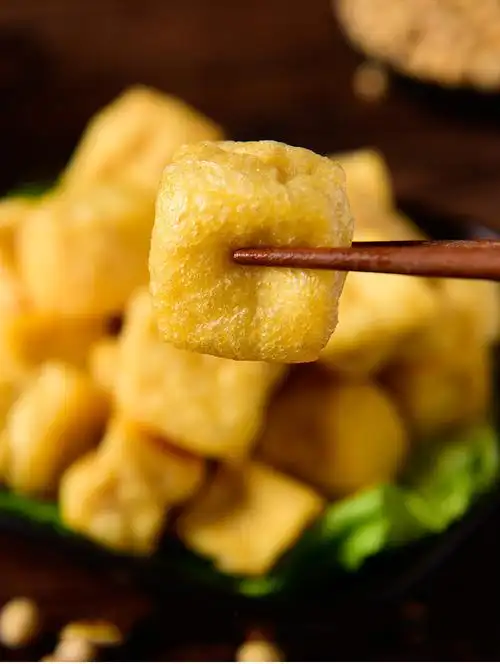 空心油炸豆泡冒菜麻辣烫火锅食材家庭商用油豆腐泡小油炸豆腐泡豆制品