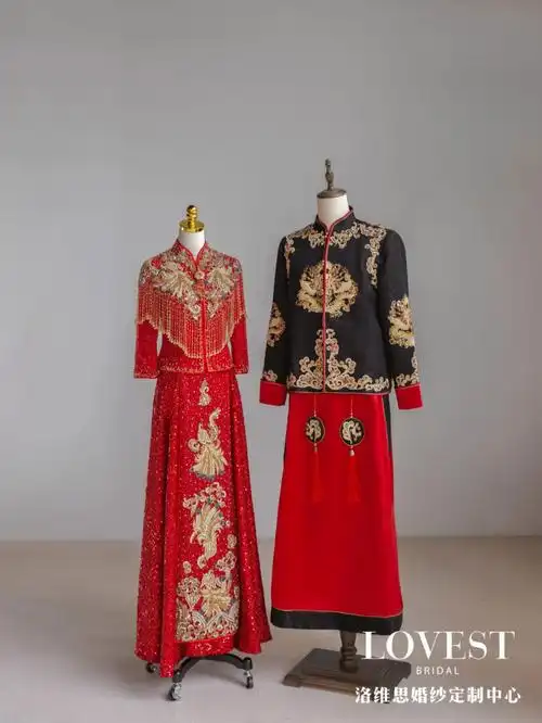 你的中式婚礼缺一套大拖尾秀禾服78柳州婚纱