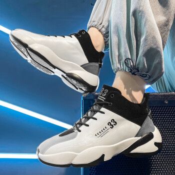 线下同款【捡漏价】秋季高帮男鞋体育生运动跑步球鞋实战篮球百搭