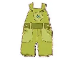 裤子,蓝色免费可商用卡通插画风格鞋子/裤子矢量背景素材人物衣服裤子