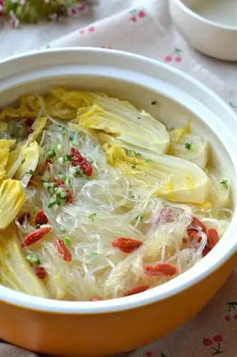 娃娃菜粉丝鸡汤