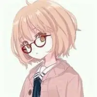 戴眼镜的女生短发头像动漫_微信头像图片大全