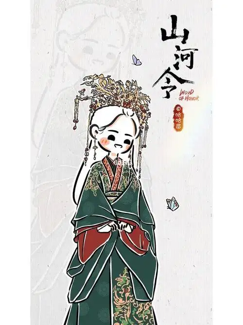 山河令  顾湘山河令简笔画壁纸周也头像素材